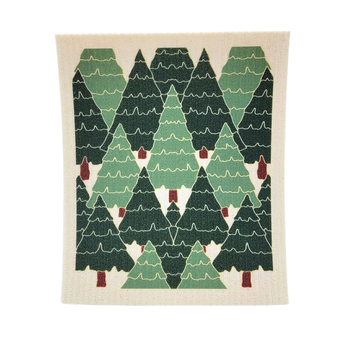 Swedish Sponge Dish Cloth Farmhouse Christmas Tree - Golden Gait