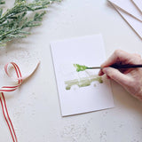 Xmas paintable note