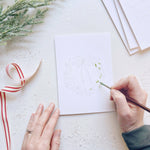 Xmas paintable note