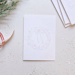 Xmas paintable note