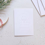 Xmas paintable note