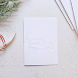 Xmas paintable note