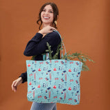 Blue Sports Tote