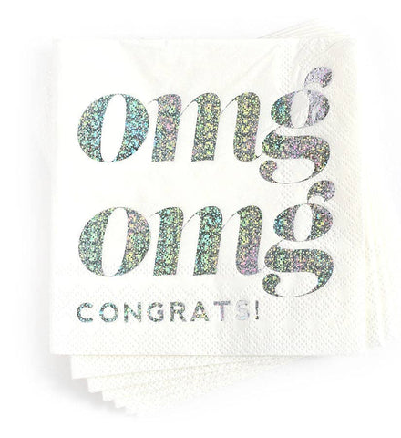 OMG cocktail napkins