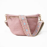 The Fiona | Woven Bum Bag | 5 colors: Light Pink